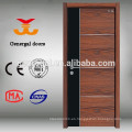 Elegante diseño de puerta laminada de melamina interior